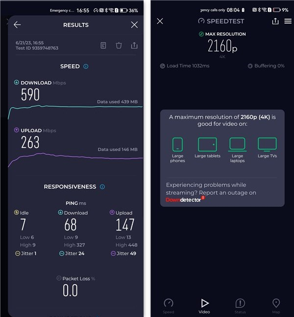 VitezÄƒ internet pe HUAWEI nova 11 Pro