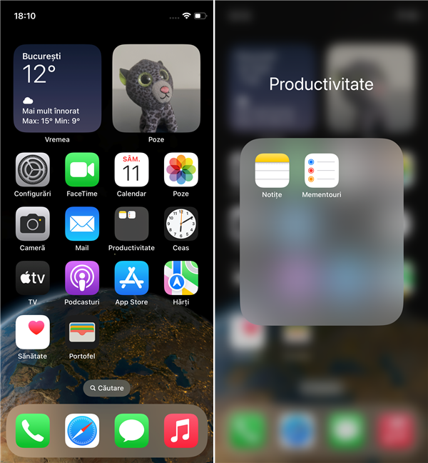 Personalizarea unui iPhone presupune È™i organizarea aplicaÈ›iilor