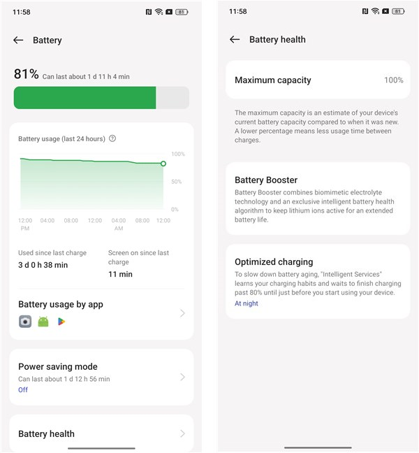 Bateria are o capacitate de 5000 mAh