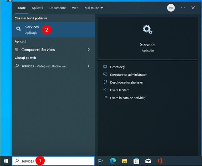 Cum accesezi serviciile din Windows 10