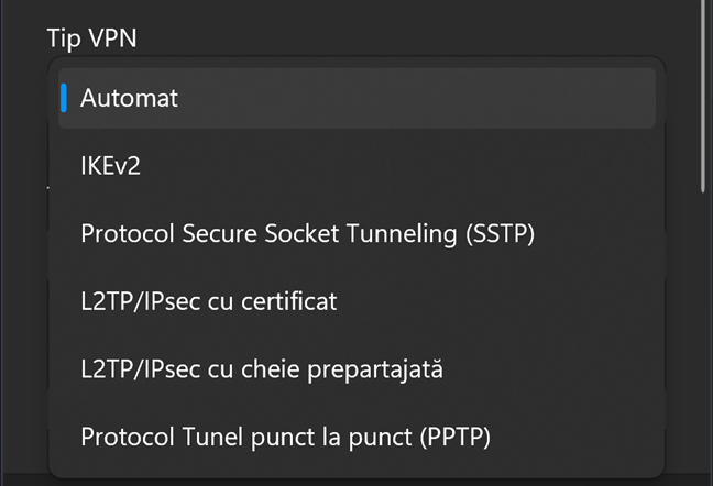 Windows 11 lucreazÄƒ cu aceste protocoale VPN