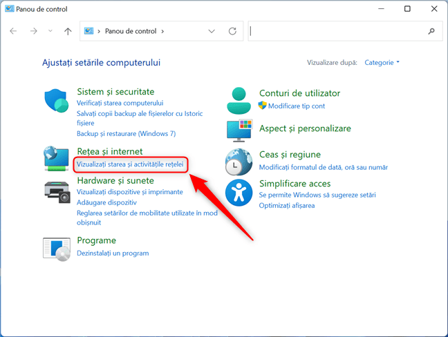 ConecteazÄƒ-te la o reÈ›ea ascunsÄƒ folosind Panoul de control Ã®n Windows 11
